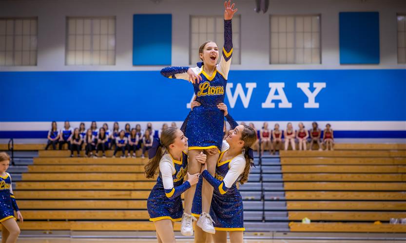 Middle school dance team performs during showcase